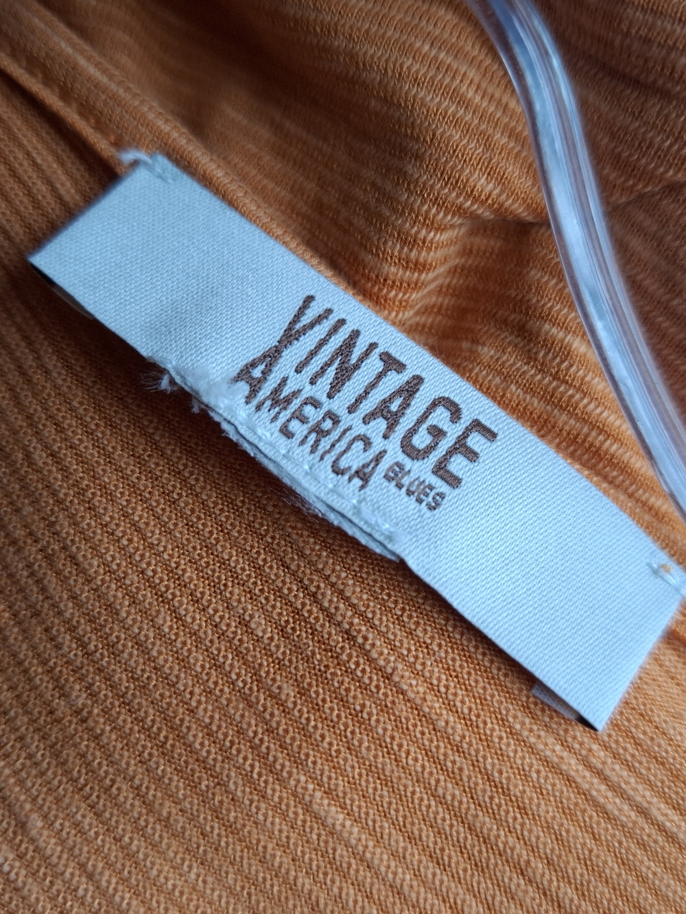 Vintage America Orange Embroidered Peasant Tunic Top - Picture 5 of 5